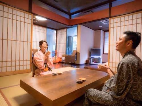 Deluxe Room with Tamami Area with Open-Air Bath 301