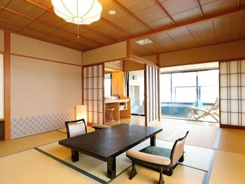 Japanese-Style Room with Open-Air Bath
