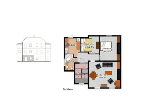 Two-Bedroom Apartment - The Gamekeeper