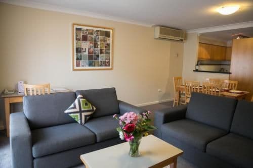 Unserviced Two-Bedroom Apartment with Two Bathrooms