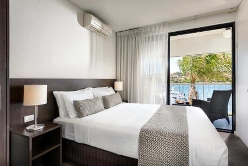 Two-Bedroom Apartment with Two Queen Beds and River View