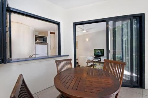 One-Bedroom Apartment with Garden View