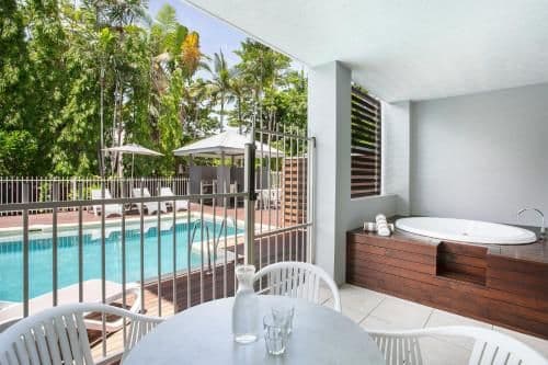 One-Bedroom Apartment with Direct Pool Access