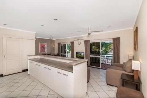 Three-Bedroom Apartment with Garden View