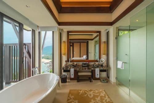 Three-Bedroom Hillside Pool Villa with Ocean View