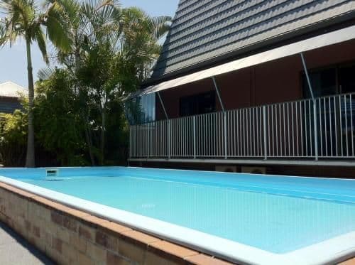 Family Room with Pool View