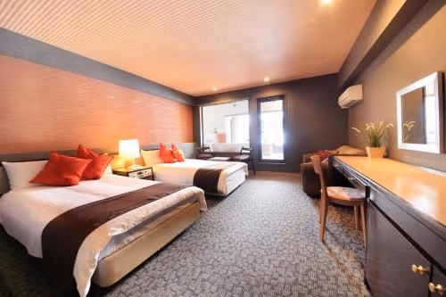 Twin Room with Open-Air Bath