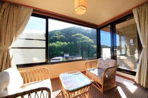 Japanese-Style room with Open-Air Bath - Smoking