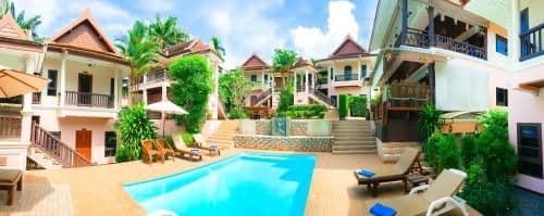 Villa with Garden View