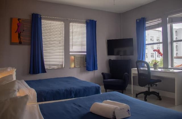 DOUBLE TWO DOUBLE BEDS