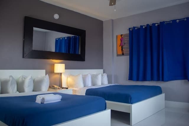 DOUBLE TWO DOUBLE BEDS
