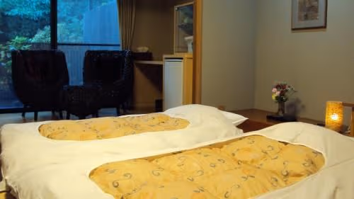 Japanese-Style Room with Open-Air Bath