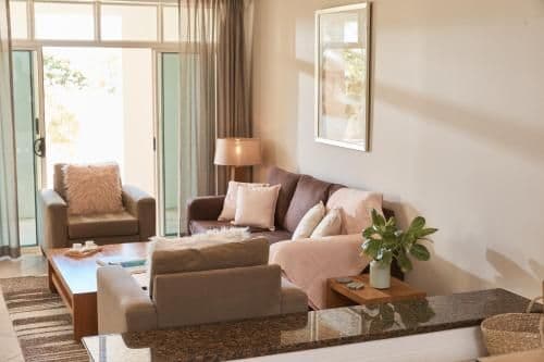One-Bedroom Beachfront Apartment with Sea Views