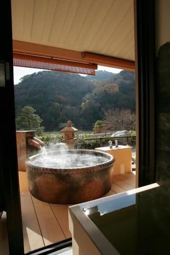Japanese-Style Deluxe Twin Room with Open Air Bath