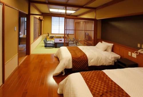 Deluxe Room with Tatami Area and Open-Air Bath - Disability Access - Non-Smoking