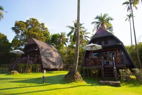 Bali House with Partial View