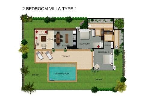 Two-Bedroom Villa with Private Pool