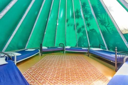 Bed in 6-Bed Mixed Small Teepee