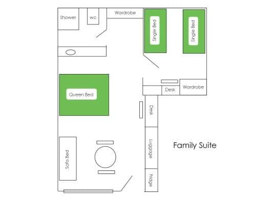 Family One-Bedroom Suite