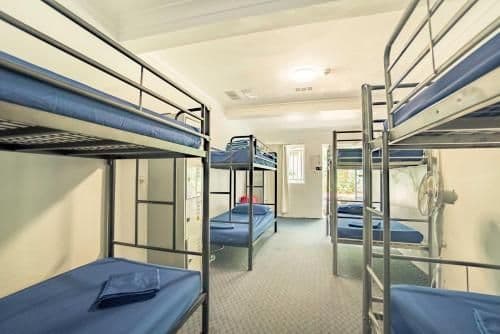 Bed in 8-Bed Mixed Dormitory Room with Shared Bathroom