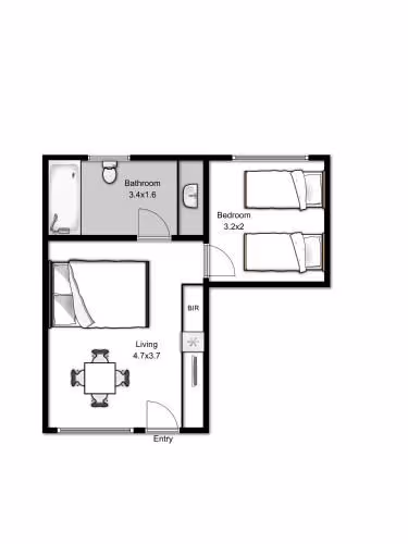 Family Suite (2 Adults + 2 Children)