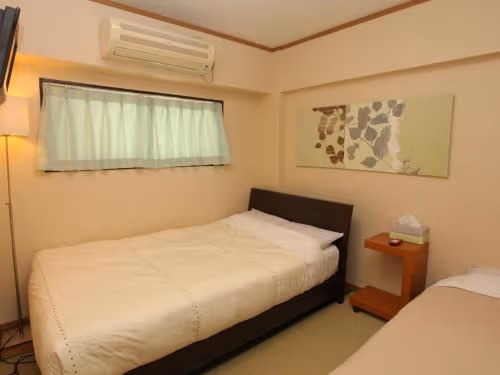 Double Room with Small Double Bed and Shared Bathroom