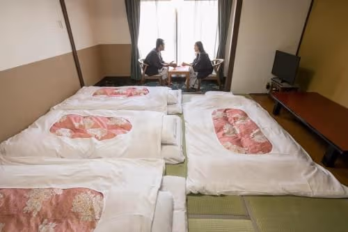 Japanese-Style Room with Beppu Bay View