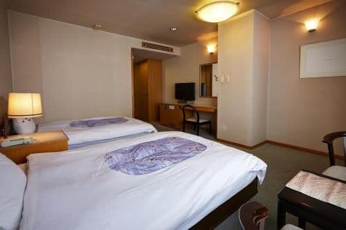Room Selected at Check-In with Shared Bathroom