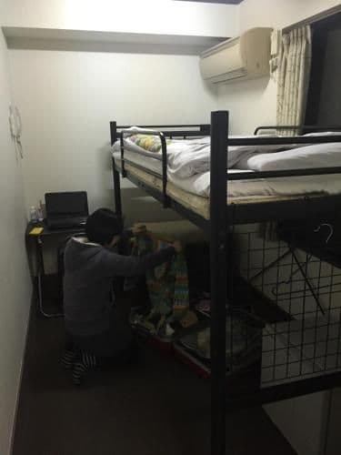 Single Room with High-Bed and Shared Bathroom