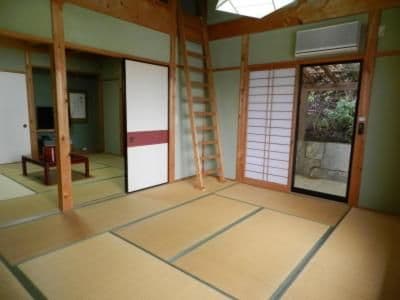 Japanese-Style Room with Shared Bathroom and Loft Area