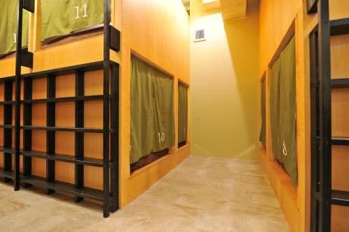 Deluxe Capsule Bed with Shared Bathroom