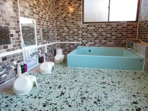 Japanese-Style Family Room with Shared Bathroom