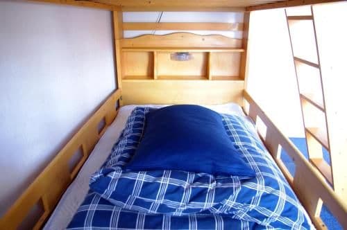 Bed in Female Dormitory Room