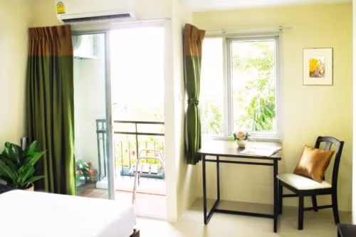 Studio with Balcony