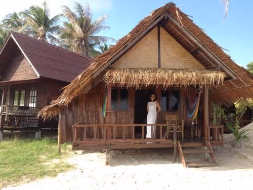 Bungalow with air conditioning Beachfront