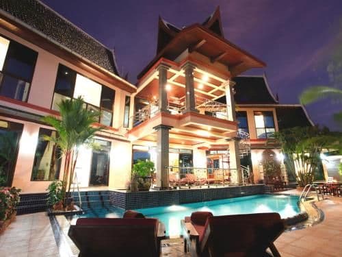 Three-Bedroom Thai Style Luxury Villa with Private Pool