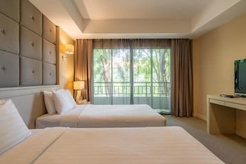 Twin Room with Pool View