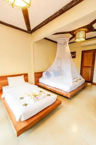 Pool view room