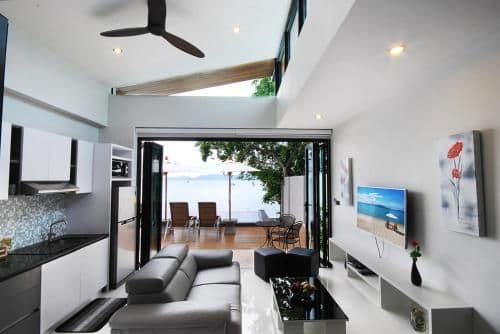 2 Bedrooms Beach Front Family Villa with Free Pick up Samui Airport