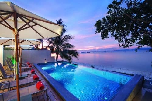2 Bedrooms Beach Front Family Villa with Free Pick up Samui Airport