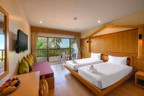 Double or Twin Room with Pool View