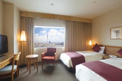 Premium Twin Room with Sky Tree View - Non-Smoking