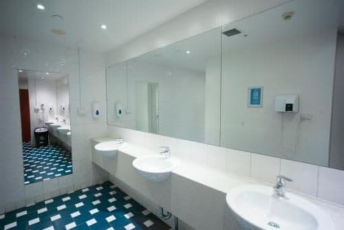 Bed in 6-Bed Male Dormitory Room with Shared Bathroom