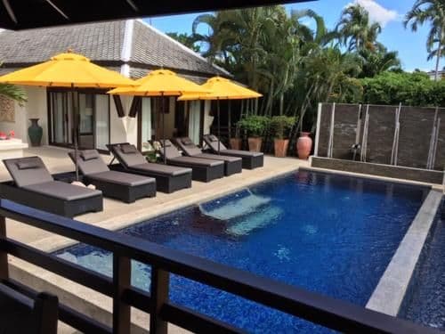 Beachfront Three-Bedroom Villa with Private Pool with Round Trip Airport Transfer