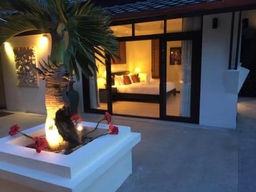 Beachfront Three-Bedroom Villa with Private Pool with Round Trip Airport Transfer
