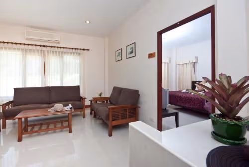 Two-Bedroom Villa with Garden View
