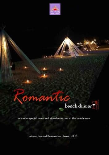Deluxe Sea View with Romantic Set Dinner on Beach