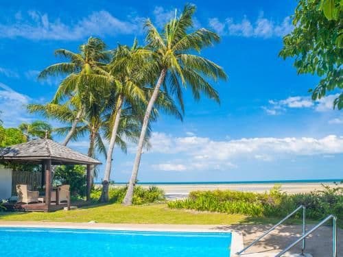 Three-Bedroom Beachfront Villa with Private Pool