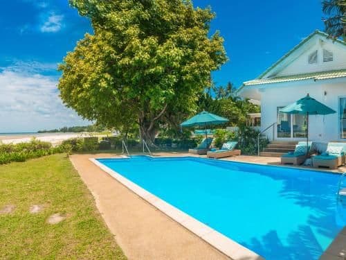 Three-Bedroom Beachfront Villa with Private Pool