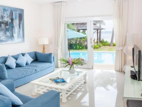Three-Bedroom Beachfront Villa with Private Pool